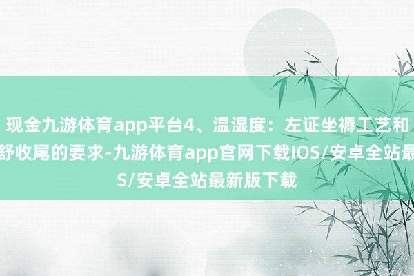 现金九游体育app平台4、温湿度：左证坐褥工艺和东谈主员舒收尾的要求-九游体育app官网下载IOS/安卓全站最新版下载